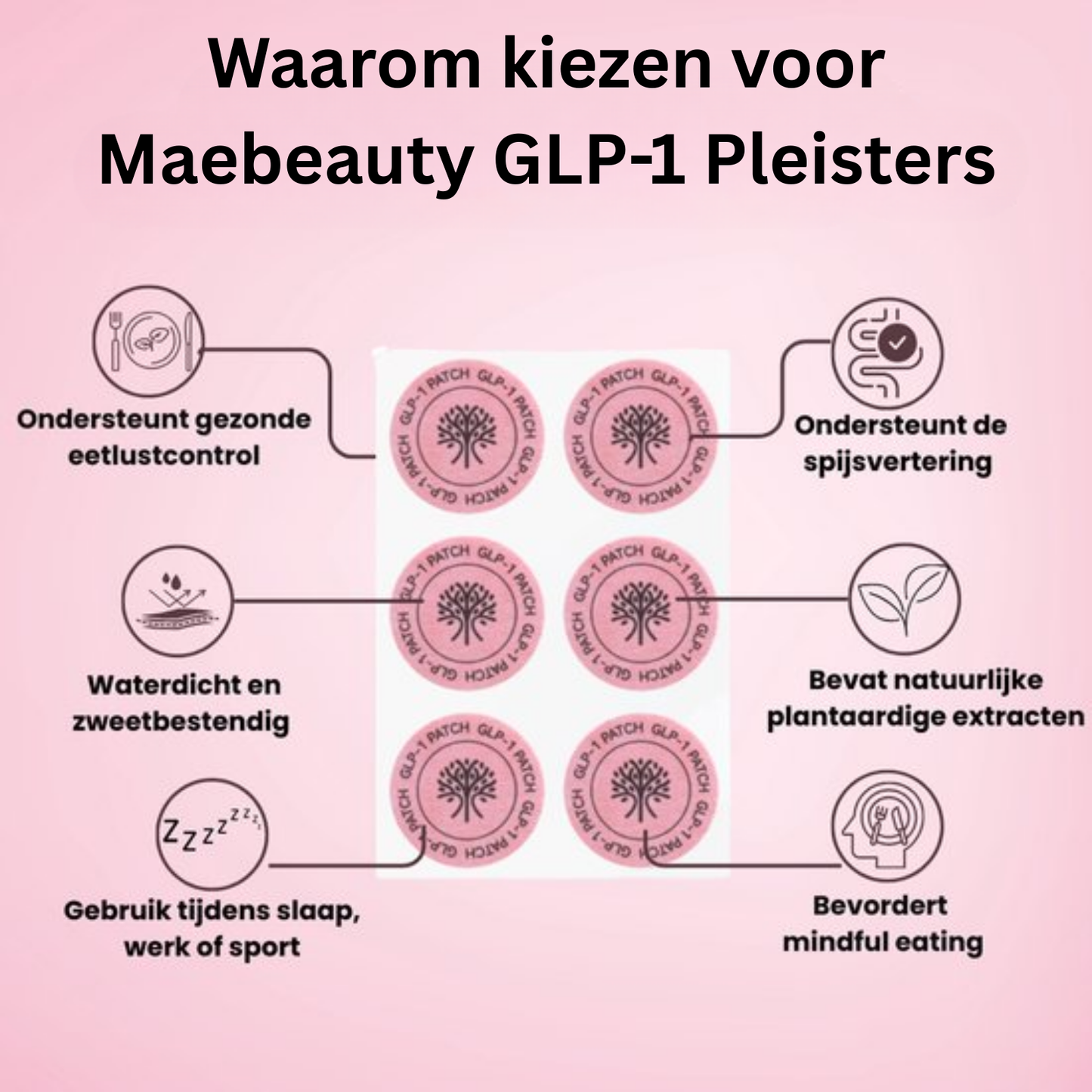 GLP-1 Pleisters - Minder snackmomenten, meer balans