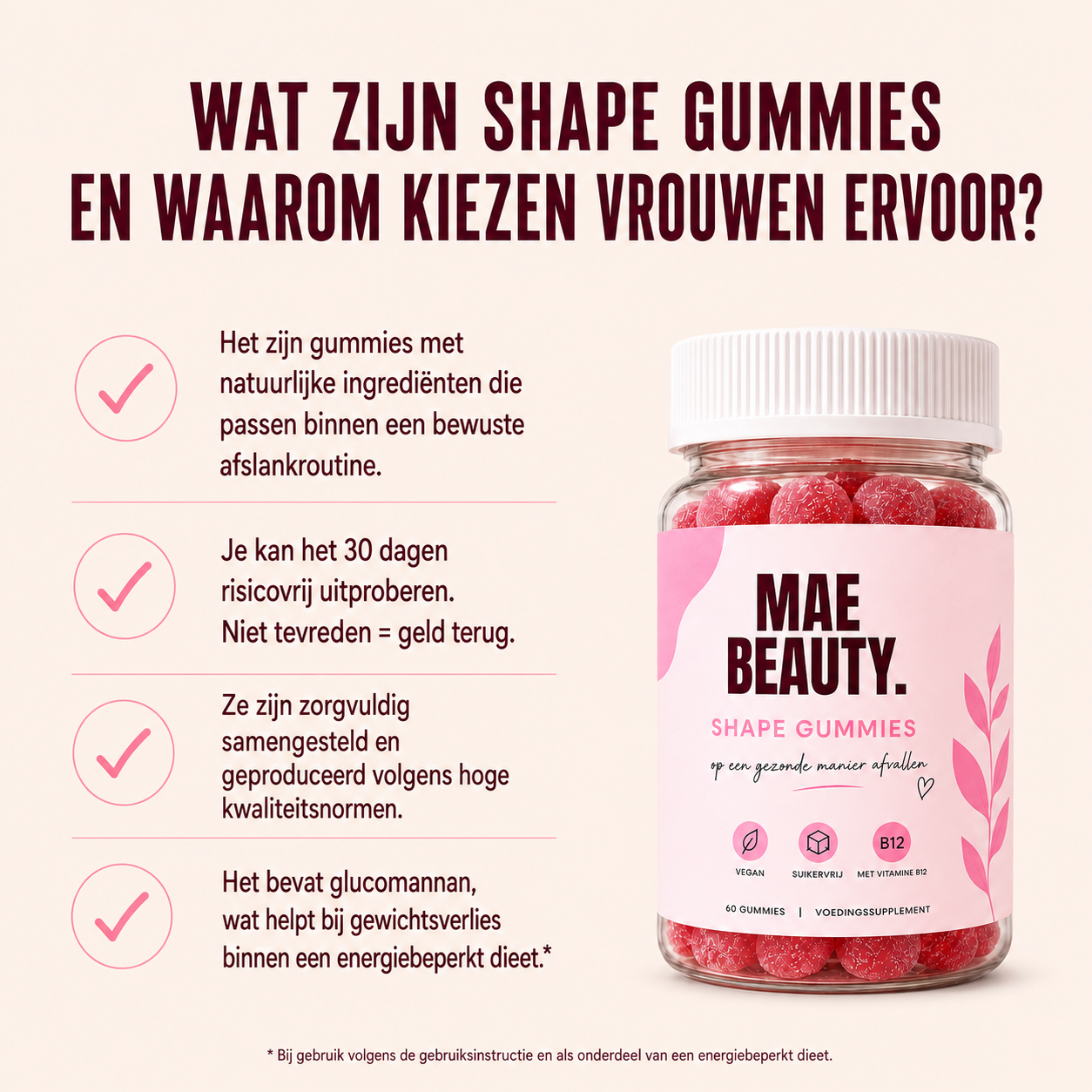 Shape Gummies - Gezond afvallen zonder honger